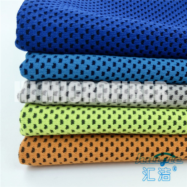 100% Polyester microfiber Cleaning Cloth 40*60cm sport square cooling towel