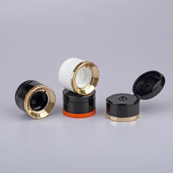 PE Cosmetic Empty Bottle Soft Touch Flip Top Cap Bottles Customized