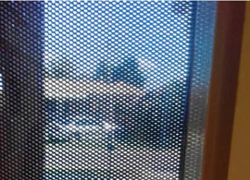 0.5mm PVC Spraying Aluminum DVA One Way Mesh Sheet For Anti-Rain, Privacy Protection and Pest Control