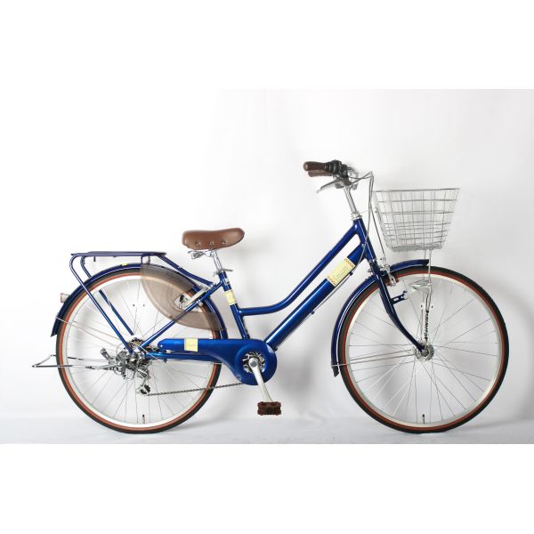 Высокоуглеродистая сталь Шимано городские велосипеды для пассажиров женщины 26 дюймовые женщины велосипед шесть скоростей