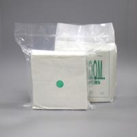 O laser cortou a sala de limpeza Microfiber limpa o pano da malha do poliéster de 4x4 400pcs 105g