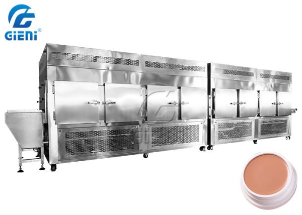 Body Scrub Chilling Tunnel Cosmetic Filling Machine