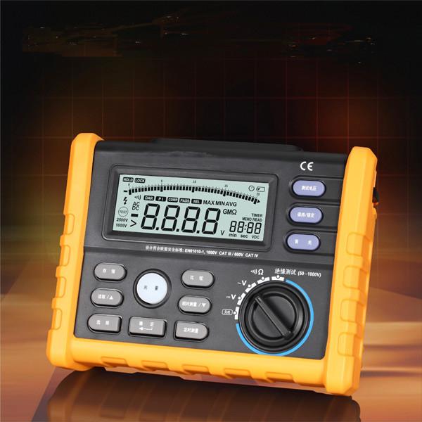 Auto Calculate Insulation Resistance Meter DC / AC Store with analog display