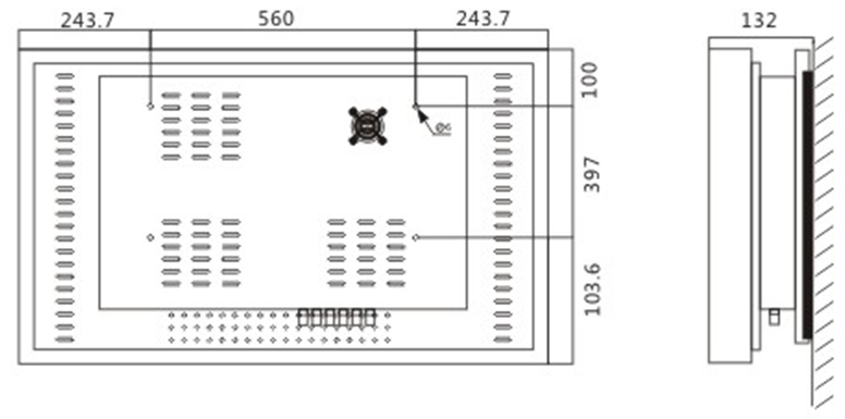 Панели стены Синьяге ХД цифров видео-, край ЛКД стена 3*3 узкий видео- или 4*4 46 инч~55 дюйм 1.8мм