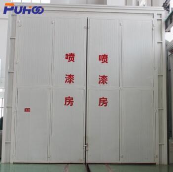 High Efficiency Shot Blasting Booth Painting Room Manually Sand Blasting Equipment