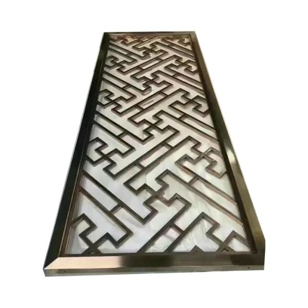 Раздел оформления интерьера рассекателя комнаты панели стены экрана металла нержавеющей стали декоративный