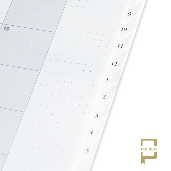 Weekly Planner 2023-2023 PVC Transparent Cover Customization Available
