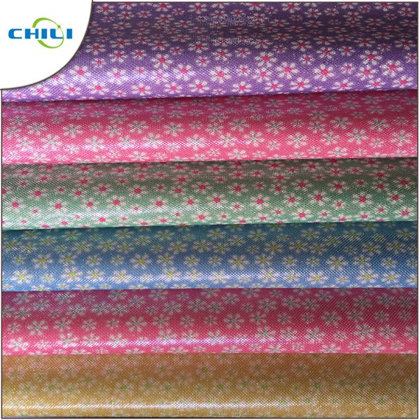 Colored Fake Leather Material , Faux Tooled Leather Fabric Vinyl Based For Diy Crafts
