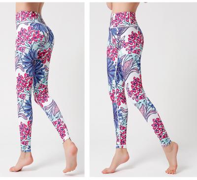 Quick Dry Sports Colorful Custom Printed Leggings Personalised Gym Leggings