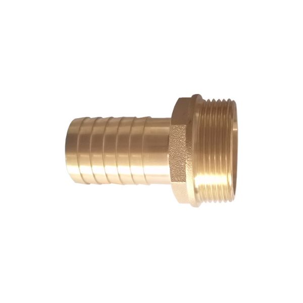 Hexagon Male Thread Brass Hose Fittings , Brass Male Hose Connector