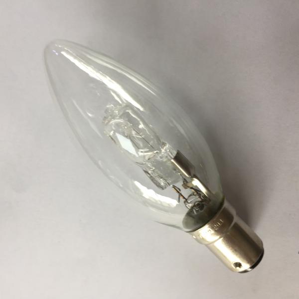 Ampoule 230V 28w 2700K es Edison Bulb de filament d'halogène de B15D 18W