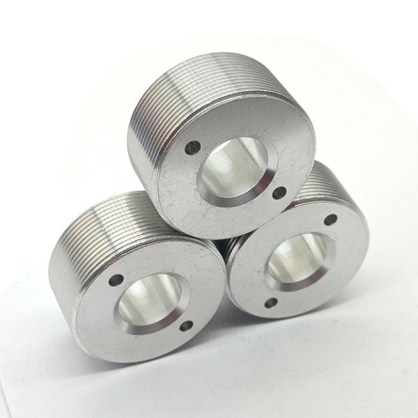 Customized Carbon Steel Parts Silver CNC Precision Components Multi Purpose