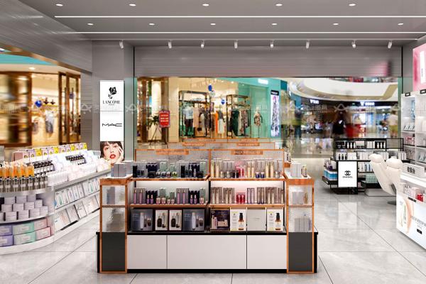 Makeup Store Decoration Retail Shop Cabinet Cosmetic Display Design for Beauty Shop Display Furniture
