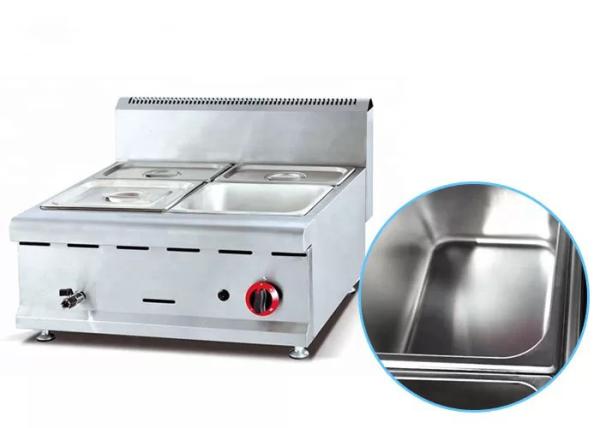 Stainless Steel 6kw 650mm Commercial Kitchen Cooking Equipment