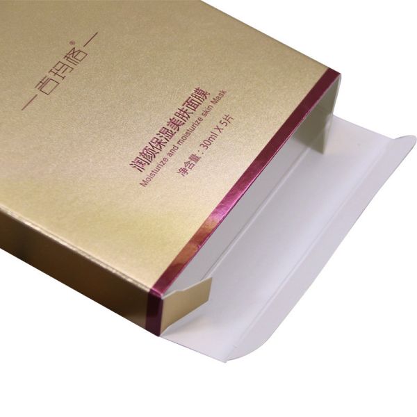Disposable 2mm 3mm Gold Flat Pack Cardboard Boxes Spot UV