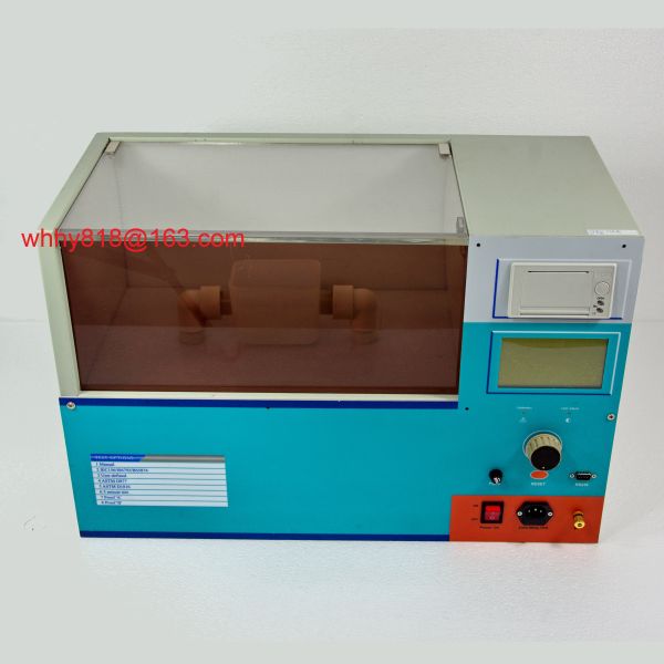 Transformer oil breakdown tester