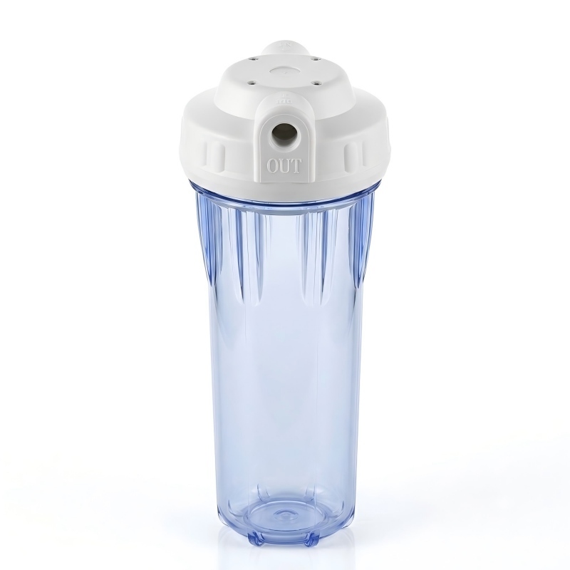 10-Inch Transparent Water Filter Housing (Standard 10 X 2.5)