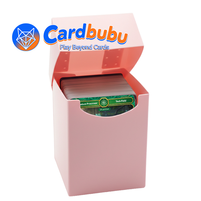 Custom PP Plastic Card Box Durable Secure Storage for MTG TCG Pokémon YuGiOh