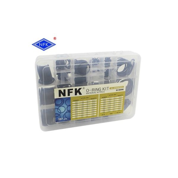 397pcs NBR90 O Ring Kit with High Pressure Resistance for Excavator and Construction Machinery