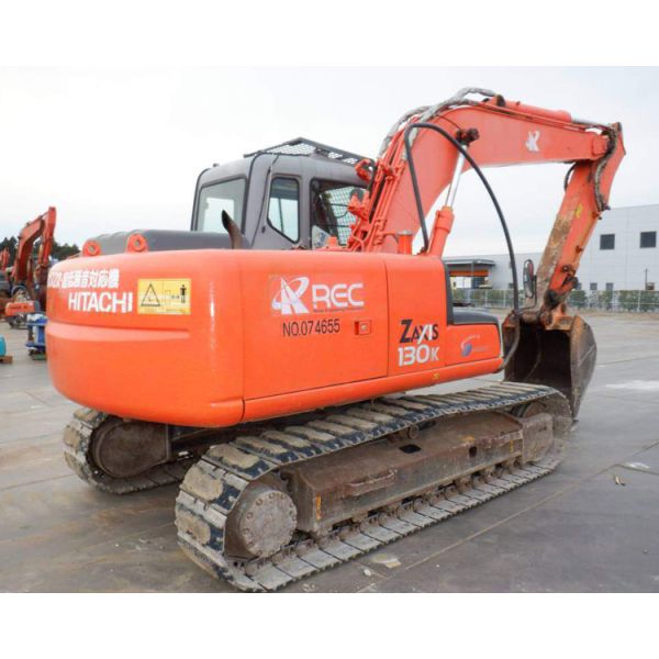 Excavadora usada Hitachi ZX130 ZX130K ZX130H com desempenho original e estável do Japão