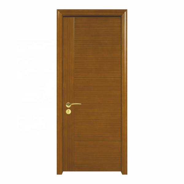 Eco Friendly Single Swing Solid Wood Flush Doors 2.1m For Hotel