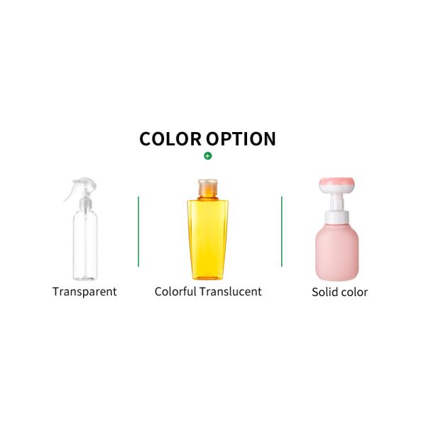 ПЭТ ПЦР пластиковые косметические бутылки и банки набор круглый формы градиентный матовый OEM