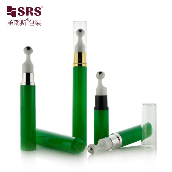 5ML 10ML 12ML 15ML High Quality Eye Cream Lotion Cosmetic Empty Tube Vacuum Roll on Luxury Roller AS Airless Pump Bottle