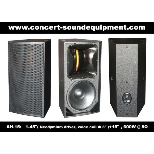 Nightclub Sound Equipment 15" Full Range Speaker