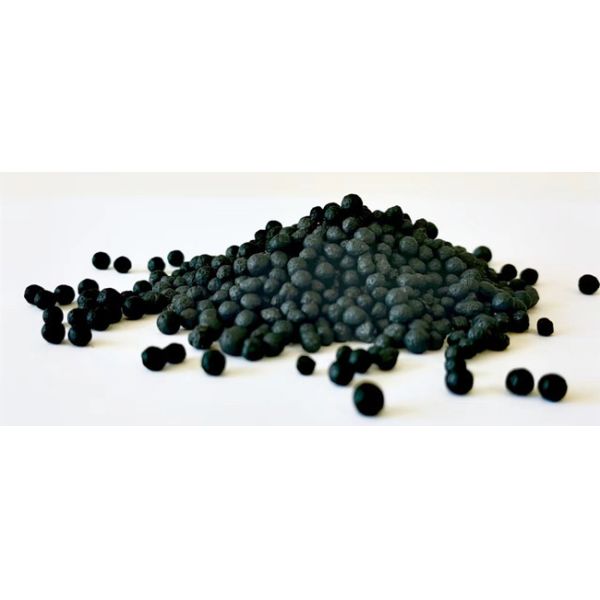 Black 50% Organic Matter Slow Release Organic Fertilizer Granules NPK 2-1-2