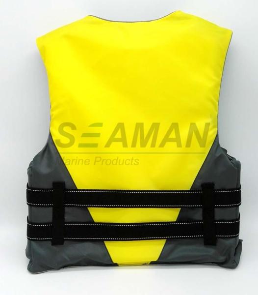 Veste de vida adulta da flutuação do revestimento de vida do lazer dos esportes de água da cor do amarelo de Jetski