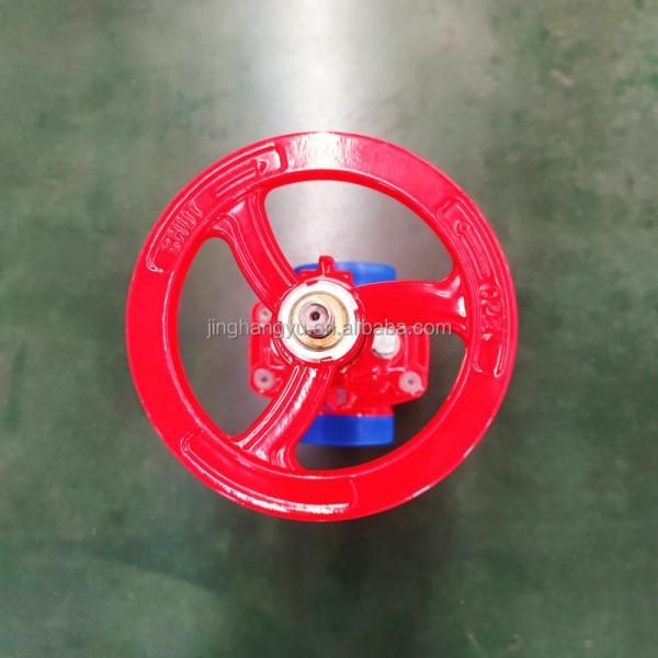 Flange End Grooved Rising Stem Gate Valve Ductile Iron With Worm Gear Actuator