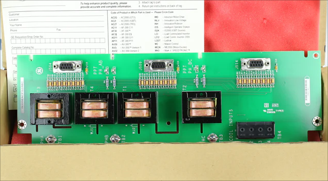 IS200EACFG2ABB Panel de retroalimentación de la corriente de aire acondicionado de GE Exciter