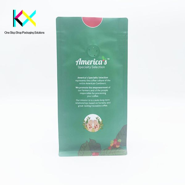 EU Bolsa De Cafe 250 Gram Coffee Bags Compostable Coffee Pouches Customized