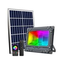 200w Solar Panel LED Flood Light Color Changing With Rhythm Rgb Aluminum