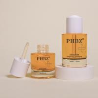 30ml/50ml Flat Shoulder Glass Dropper Serum Bottle Clear Hair Oil Dropper Bottle