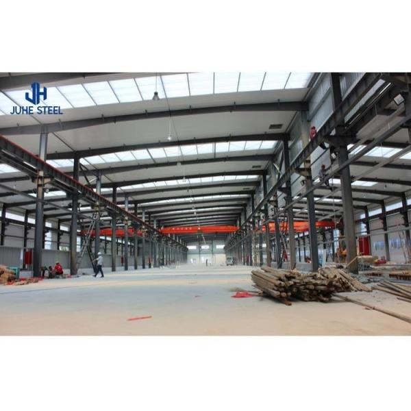 Solid H-shape Steel Beam Quick Build Prefab Metal Industrial Building Frame for Hangar