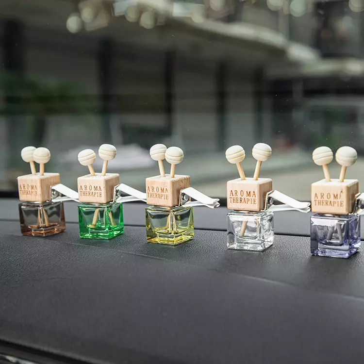 Бутылка Freshener воздуха 8ml пустого отражетеля Reed автомобиля диаманта привесная и деревянная крышка