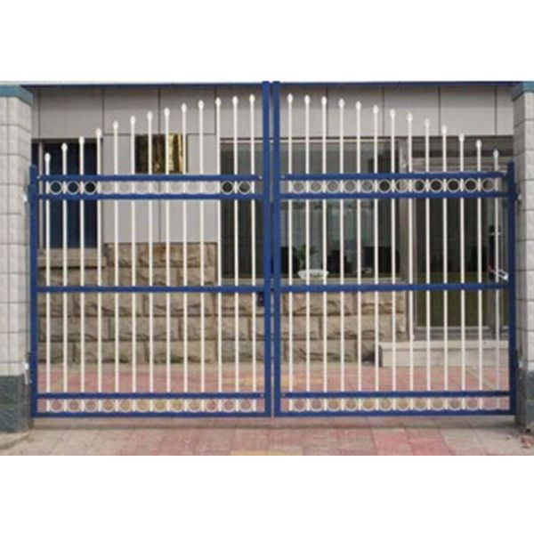 Residential Automatic Sliding Gates For Driveways Hot Dipped Galvanized Treatment