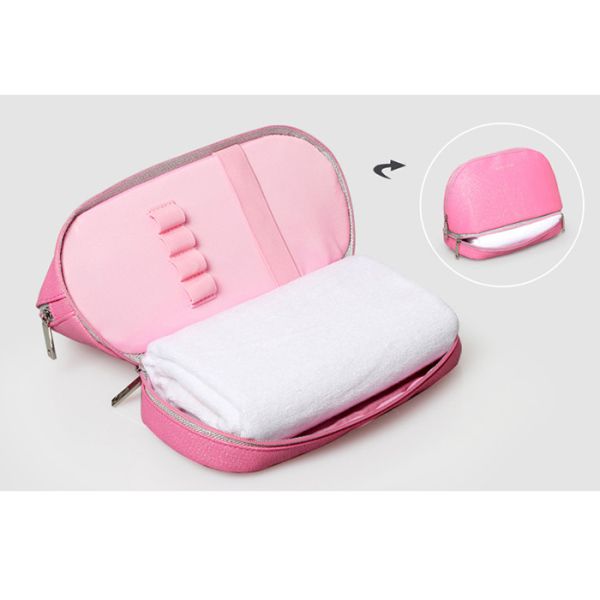 Shell Shaped Makeup Toiletry Travel Bags / Travel Makeup Pouch Easy Carry