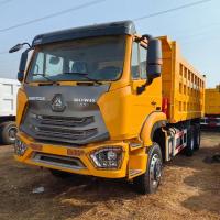 SINOTRUCK HOWO Caminhão de descarga usado com pneus de suspensão de mola 12 rodas