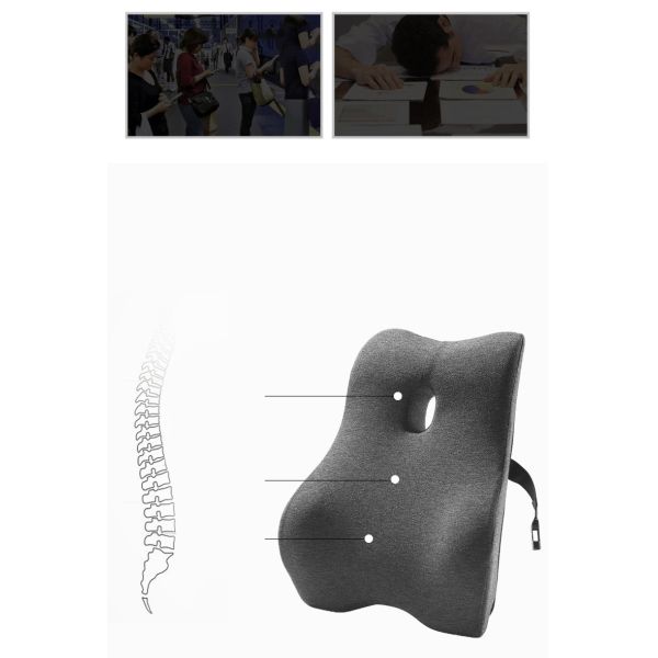 Alleviates Pressure Point Lumbar Cushion for Maximum Comfort Custom Logo Accepted