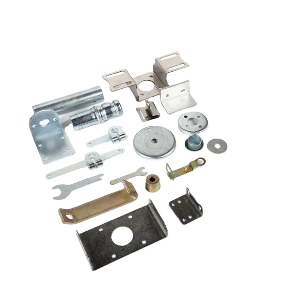 Precision Steel Plate Fabrication Silver CNC Housing Galvanized Electroplating