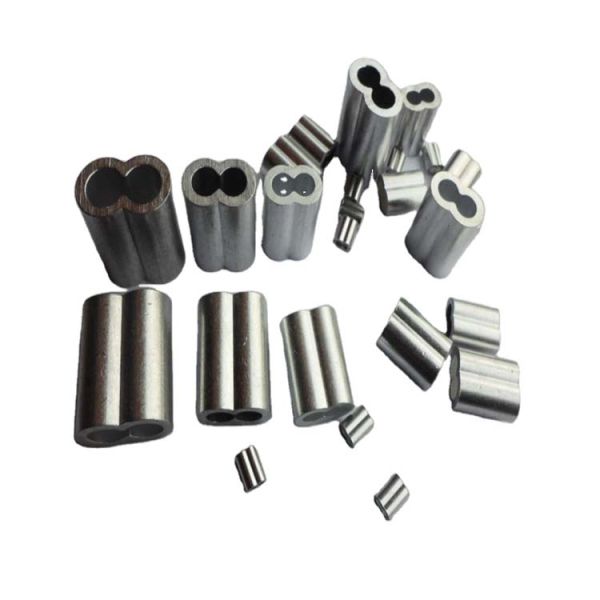 Hourglass Sleeve 8 Character Aluminum Sleeve for Self-Color Surface Cable Ferrule