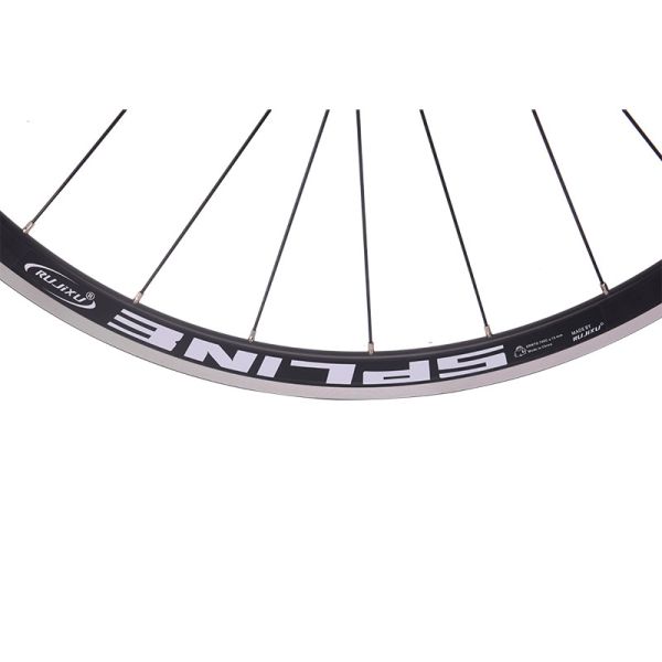 700C Black V Brake Wheelset 30mm Depth Aluminium Alloy Rim Clincher Carbon Wheelset