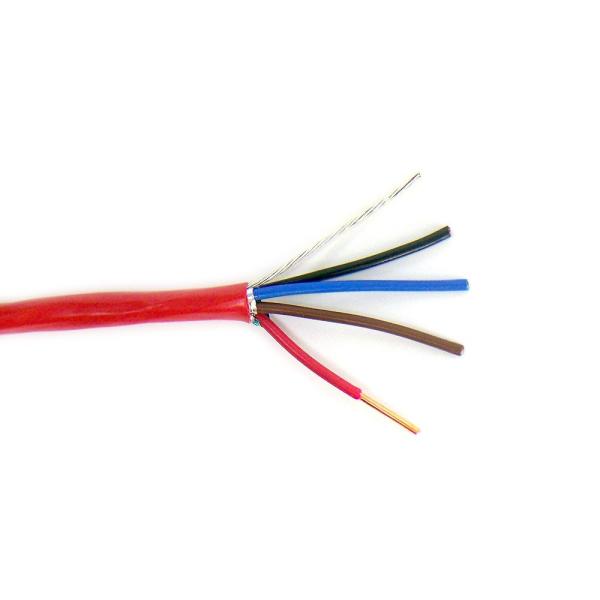 Copper Conductor Fire Proof Cables , Security Fire Alarm Cable 2×1.5mm2 With 0.75mm2 Earth