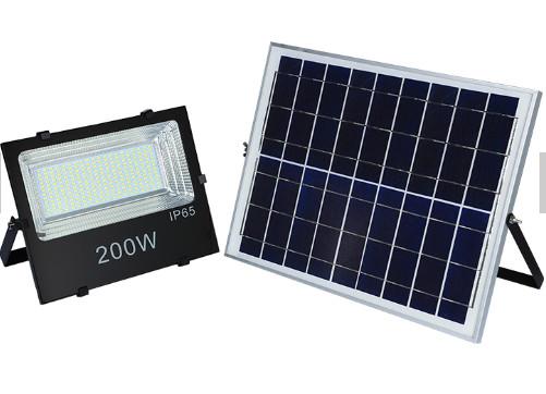 200w High Powered Solar Flood Lights , Solar Powered Flood Lights  Aluminum Housing