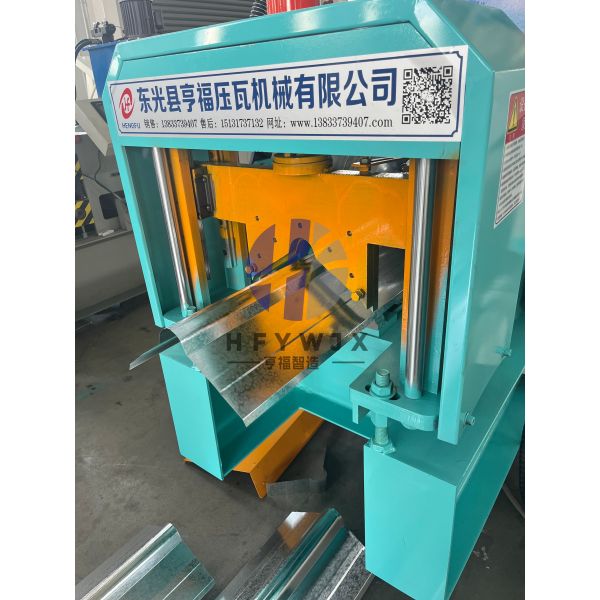 3 Phase 380V 300 Ridge Cap Roll Forming Machine Durable Precision For Metal Ridge Tiles