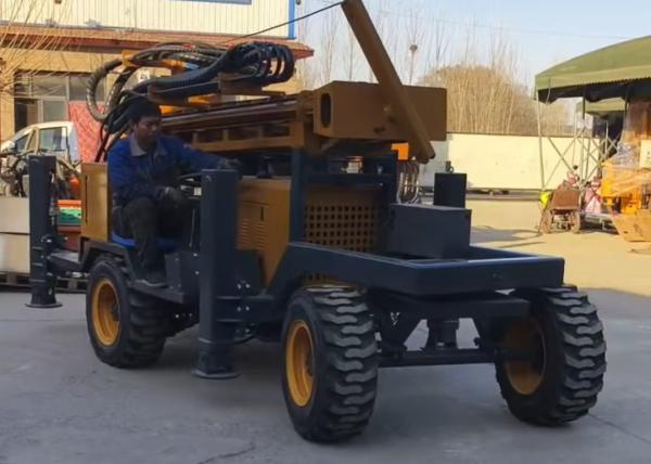 High Efficiency Water Well Drilling Rig With Fast Drilling Speed