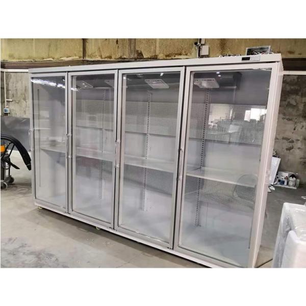 Refrigerador ereto da bebida da porta de vidro comercial da barra 2500L 4