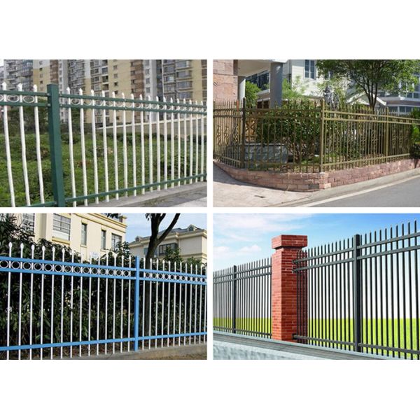 Metal Zinc Steel Fence For Privacy Countyard Protection , School Fence Panels